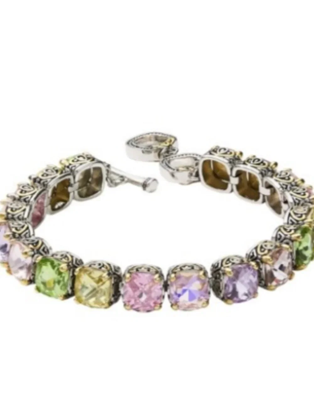 Park Lane DAYDREAM Baby Signature Impression Tennis Bracelet Ltd Ed Pastel